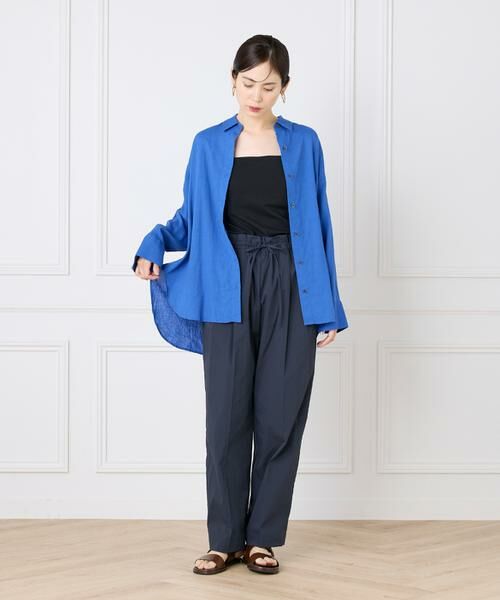 I.T.'S. international / イッツインターナショナル シャツ・ブラウス | オーバーサイズリネンシャツ《FUDGE 7月号掲載商品》 | 詳細24