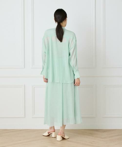 I.T.'S. international / イッツインターナショナル シャツ・ブラウス | シアー楊柳オーバーサイズシャツ | 詳細26