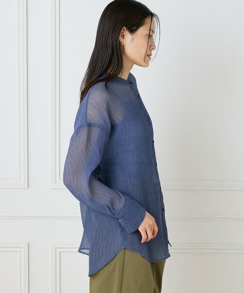 I.T.'S. international / イッツインターナショナル シャツ・ブラウス | シアー楊柳オーバーサイズシャツ | 詳細28