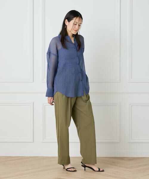 I.T.'S. international / イッツインターナショナル シャツ・ブラウス | シアー楊柳オーバーサイズシャツ | 詳細18