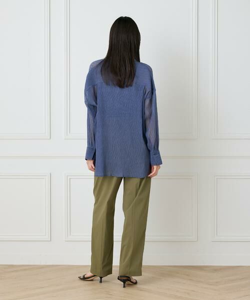 I.T.'S. international / イッツインターナショナル シャツ・ブラウス | シアー楊柳オーバーサイズシャツ | 詳細20