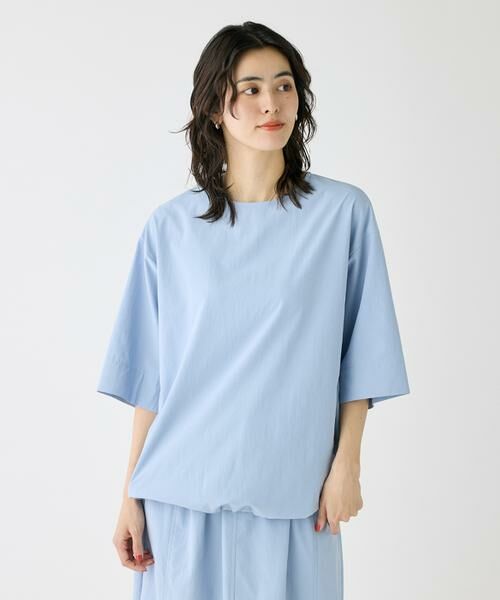 I.T.'S. international / イッツインターナショナル シャツ・ブラウス | ドローコードギャザートップス | 詳細1