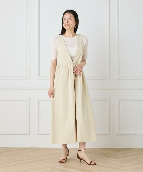 I.T.'S. international / イッツインターナショナル Tシャツ | シアーテレコボートネック5分袖プルオーバー | 詳細6