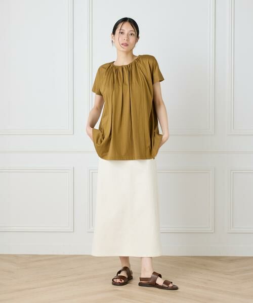 I.T.'S. international / イッツインターナショナル Tシャツ | ギャザーネックフレンチプルオーバー | 詳細10