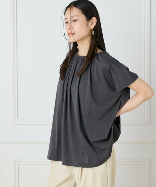 I.T.'S. international / イッツインターナショナル Tシャツ | ギャザーネックフレンチプルオーバー | 詳細13