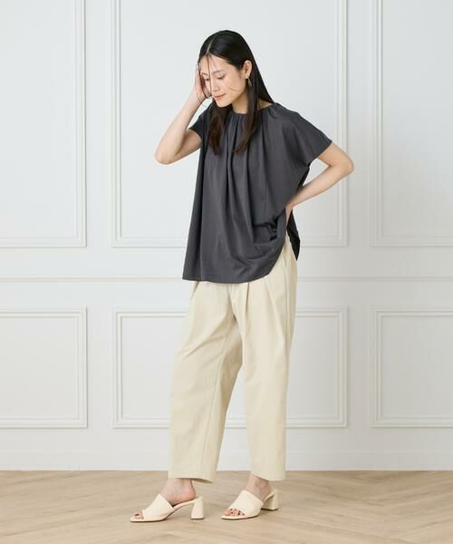 I.T.'S. international / イッツインターナショナル Tシャツ | ギャザーネックフレンチプルオーバー | 詳細3