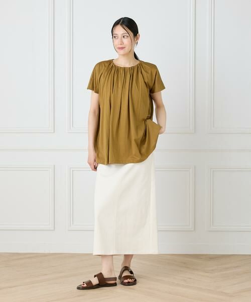 I.T.'S. international / イッツインターナショナル Tシャツ | ギャザーネックフレンチプルオーバー | 詳細9