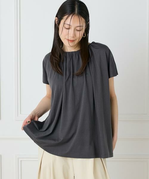 I.T.'S. international / イッツインターナショナル Tシャツ | ギャザーネックフレンチプルオーバー | 詳細27