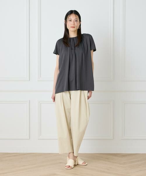 I.T.'S. international / イッツインターナショナル Tシャツ | ギャザーネックフレンチプルオーバー | 詳細17