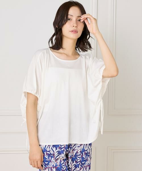 I.T.'S. international / イッツインターナショナル Tシャツ | ドローストリングスリーブカットソー | 詳細11