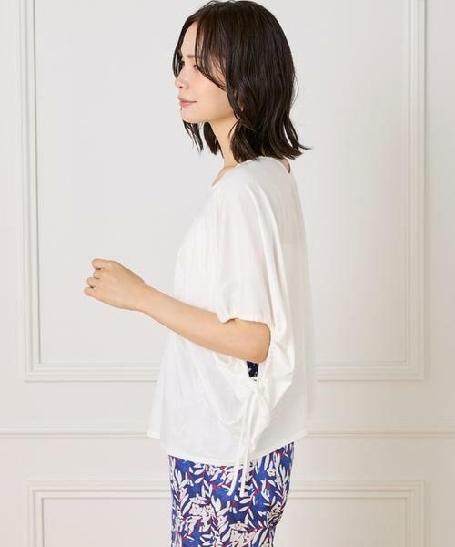 I.T.'S. international / イッツインターナショナル Tシャツ | ドローストリングスリーブカットソー | 詳細12