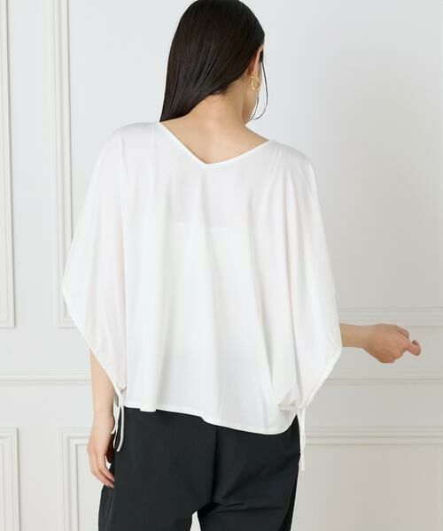 I.T.'S. international / イッツインターナショナル Tシャツ | ドローストリングスリーブカットソー | 詳細15