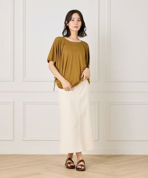 I.T.'S. international / イッツインターナショナル Tシャツ | ドローストリングスリーブカットソー | 詳細6