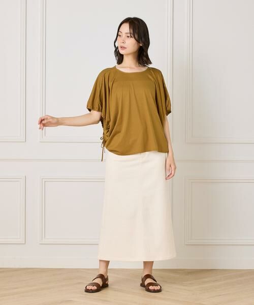 I.T.'S. international / イッツインターナショナル Tシャツ | ドローストリングスリーブカットソー | 詳細7