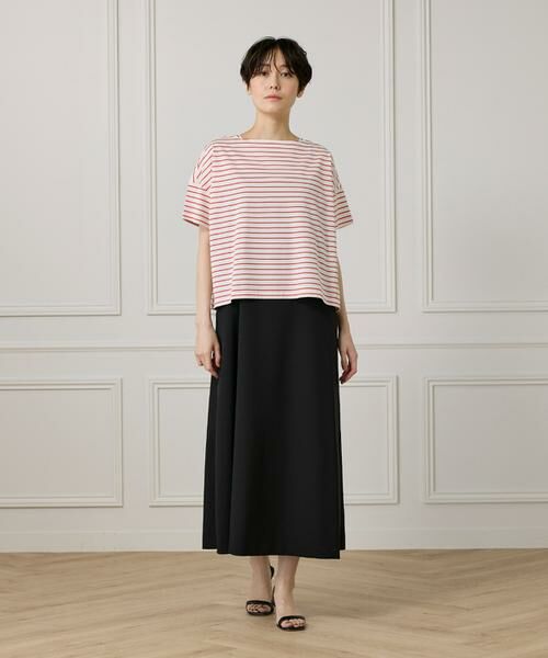 I.T.'S. international / イッツインターナショナル Tシャツ | ボートネックボーダーカットソー | 詳細2