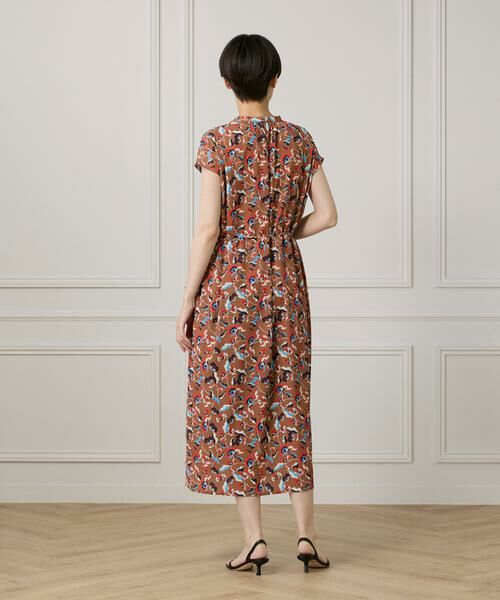 I.T.'S. international / イッツインターナショナル ロング・マキシ丈ワンピース | ヴィンテージフラワーIラインワンピース | 詳細5