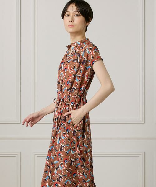 I.T.'S. international / イッツインターナショナル ロング・マキシ丈ワンピース | ヴィンテージフラワーIラインワンピース | 詳細6
