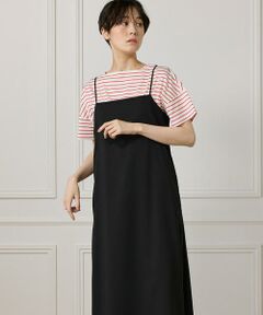 I.T.'S. international / イッツインターナショナル ミニ丈・ひざ丈ワンピース | Aラインキャミワンピース