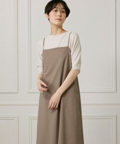 I.T.'S. international / イッツインターナショナル ミニ丈・ひざ丈ワンピース | Aラインキャミワンピース