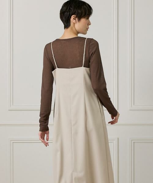 I.T.'S. international / イッツインターナショナル ミニ丈・ひざ丈ワンピース | Aラインキャミワンピース | 詳細14