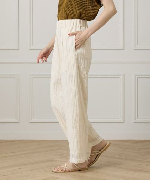 I.T.'S. international / イッツインターナショナル その他パンツ | シアーチェックイージーパンツ | 詳細10