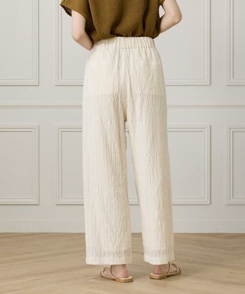 I.T.'S. international / イッツインターナショナル その他パンツ | シアーチェックイージーパンツ | 詳細11