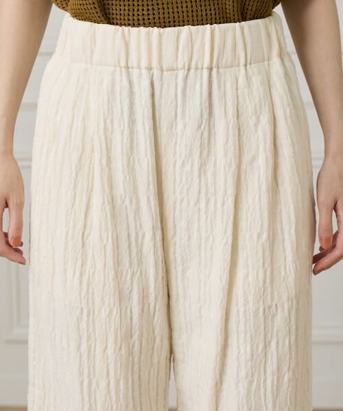 I.T.'S. international / イッツインターナショナル その他パンツ | シアーチェックイージーパンツ | 詳細12