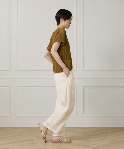 I.T.'S. international / イッツインターナショナル その他パンツ | シアーチェックイージーパンツ | 詳細4