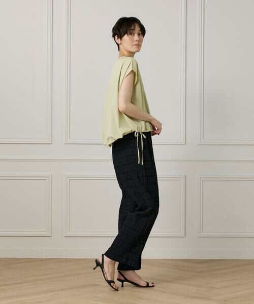 I.T.'S. international / イッツインターナショナル その他パンツ | シアーチェックイージーパンツ | 詳細7