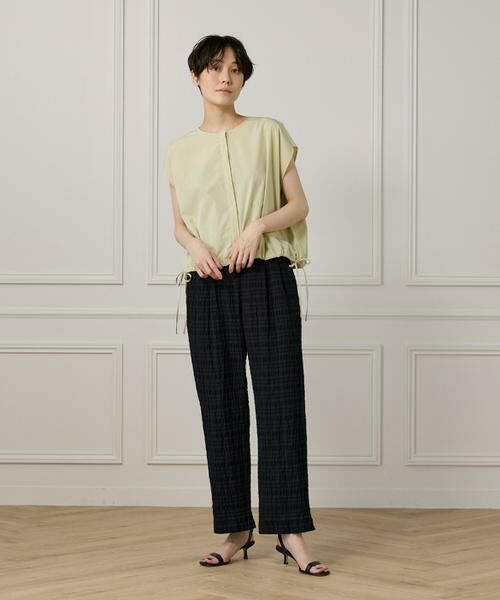 I.T.'S. international / イッツインターナショナル その他パンツ | シアーチェックイージーパンツ | 詳細8