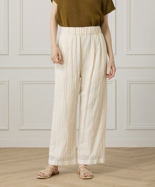 I.T.'S. international / イッツインターナショナル その他パンツ | シアーチェックイージーパンツ | 詳細9