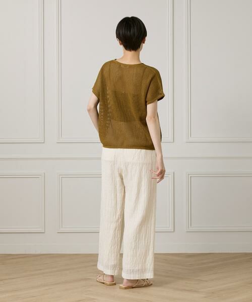 I.T.'S. international / イッツインターナショナル ベスト | メッシュ柄プルオーバー | 詳細10