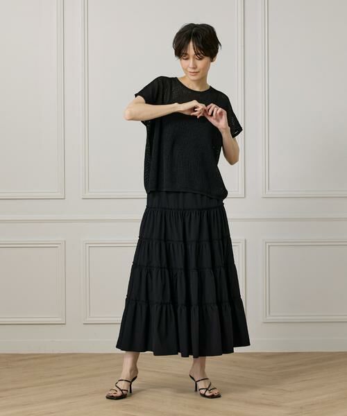 I.T.'S. international / イッツインターナショナル ベスト | メッシュ柄プルオーバー | 詳細12