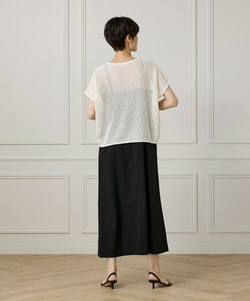 I.T.'S. international / イッツインターナショナル ベスト | メッシュ柄プルオーバー | 詳細5