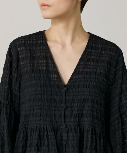 I.T.'S. international / イッツインターナショナル シャツ・ブラウス | シアーチェックペプラムブラウス | 詳細13