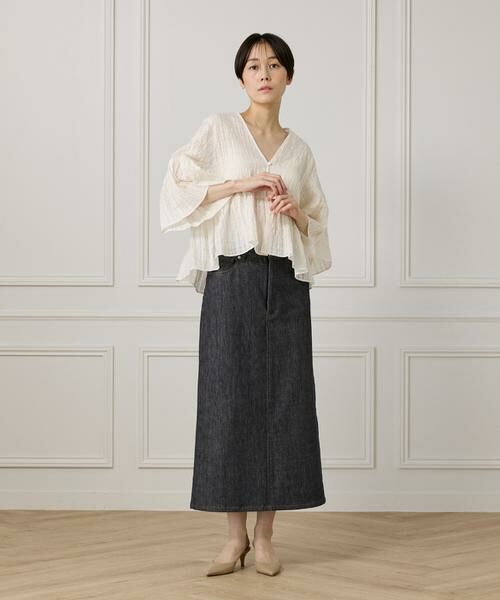 I.T.'S. international / イッツインターナショナル シャツ・ブラウス | シアーチェックペプラムブラウス | 詳細19