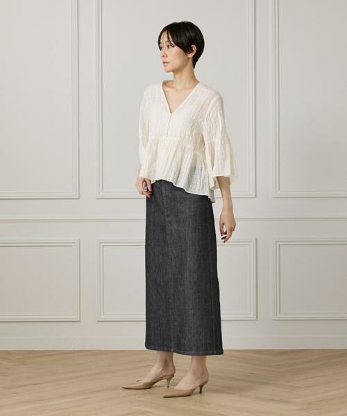 I.T.'S. international / イッツインターナショナル シャツ・ブラウス | シアーチェックペプラムブラウス | 詳細21