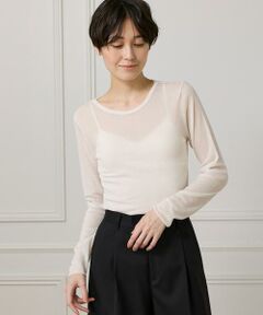 tシャツ 「撥水加工」ビヨンドタイプライター キャザースリーブブラウス レディース I.T.'S. international tシャツ 「撥水加工」ビヨンドタイプ