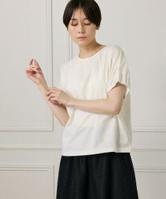 I.T.'S. international / イッツインターナショナル カットソー | キャザースリーブブラウス《撥水加工》