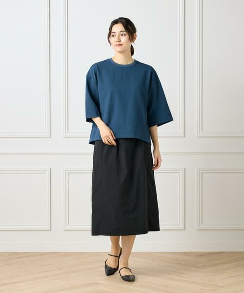 I.T.'S. international / イッツインターナショナル シャツ・ブラウス | バックタックＴブラウス《グランサッカー》 | 詳細11