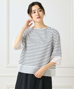 I.T.'S. international / イッツインターナショナル フレンチスリーブチュニックカットソー イッツインターナショナル I.T.'S. international フレンチ