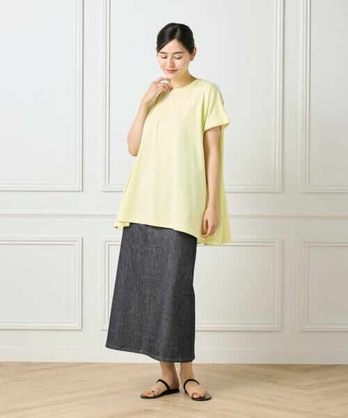 I.T.'S. international / イッツインターナショナル Tシャツ | フレンチスリーブチュニックカットソー | 詳細10