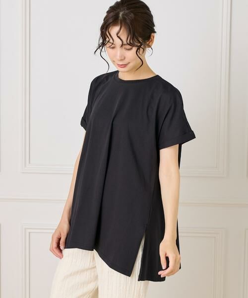 I.T.'S. international / イッツインターナショナル Tシャツ | フレンチスリーブチュニックカットソー | 詳細13