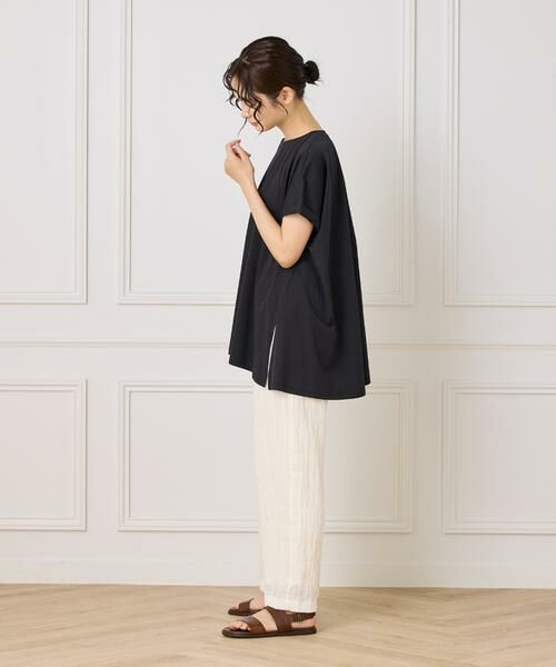 I.T.'S. international / イッツインターナショナル Tシャツ | フレンチスリーブチュニックカットソー | 詳細4