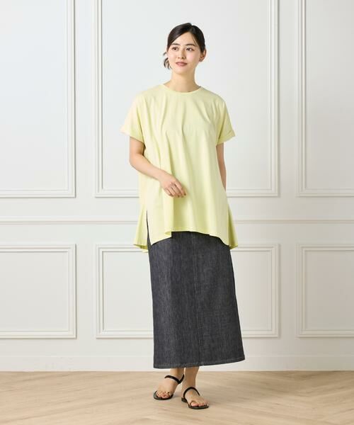 I.T.'S. international / イッツインターナショナル Tシャツ | フレンチスリーブチュニックカットソー | 詳細9