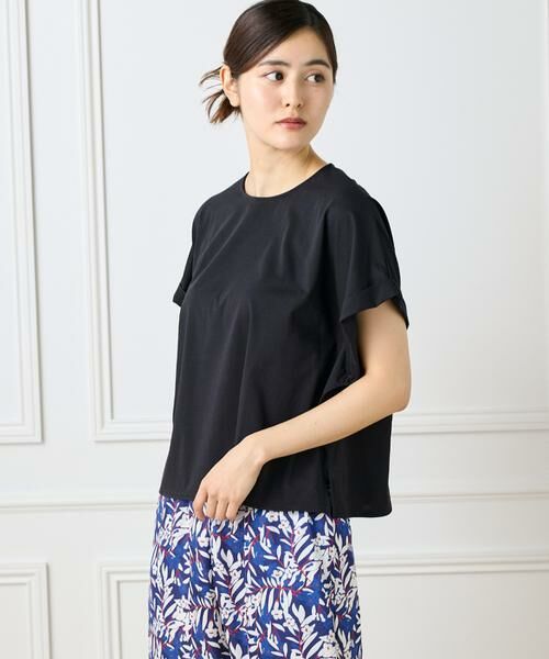 I.T.'S. international/イッツインターナショナル ボクシーカットソープルオーバー ブラック 00 I.T.'S. international/イッツインターナショナル ボクシーカットソープルオーバー ブラック 00