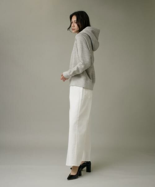 I.T.'S. international / イッツインターナショナル その他パンツ | ホワイトデニムワイドパンツ | 詳細10