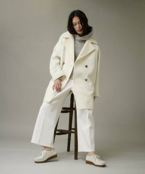 I.T.'S. international / イッツインターナショナル その他パンツ | ホワイトデニムワイドパンツ | 詳細11