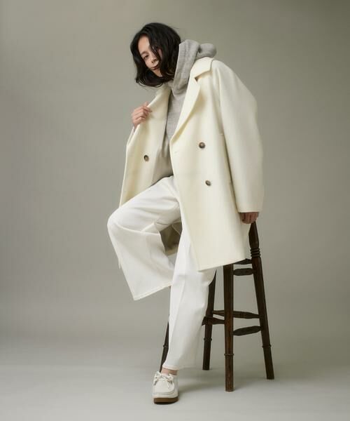 I.T.'S. international / イッツインターナショナル その他パンツ | ホワイトデニムワイドパンツ | 詳細12