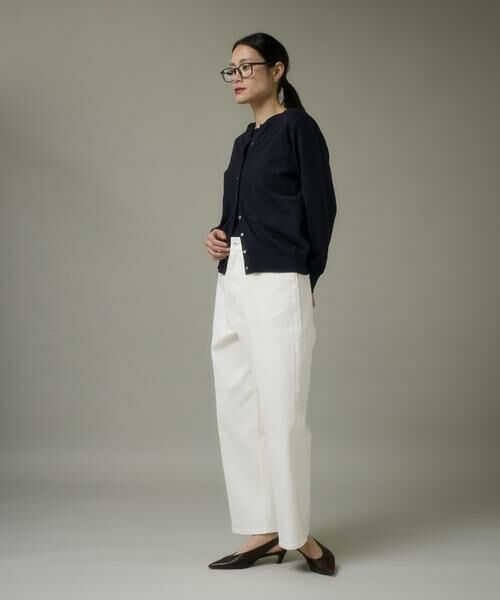 I.T.'S. international / イッツインターナショナル その他パンツ | ホワイトデニムワイドパンツ | 詳細5